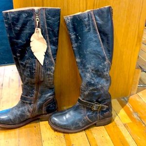 Classic tall boot new Bed Stu. Glaye. Black lux.